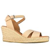 Oh My Sandals Leather Sandals 5742-NUDE image