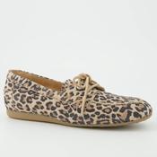 Paul Green 1136 Moccasin Boat Shoes Leopard Print