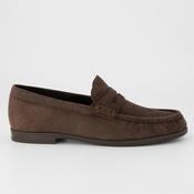 Paul Green 1228 Chocolate Brown Suede Loafer image