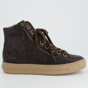 Paul Green 4024 Supersoft Moro Brown Leather Hi-Top image