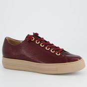 Paul Green 4081 Supersoft Wine Patent Trainer Elastic Laces image