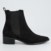 Paul Green Suede Chelsea Boots 8271 Black