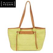 Pepe Moll 261311 Shoulder Bag Lime Raffia
