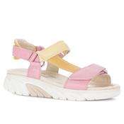 Rollingsoft Jumble 86.833 Leather Walking Sandal Pink Multi