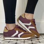 Teddy Smith 121138 Wine and Tan Trainers image