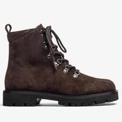 Unisa Fiela Suede Leather Ankle Boot Brown