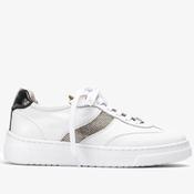Unisa Futiel Leather Trainers White Leopard