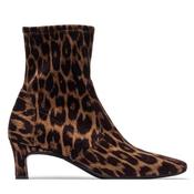 Unisa Jarret Ankle Boot Leopard Print Stretch