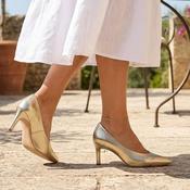 Unisa Lenis Court Shoes Gold Leather