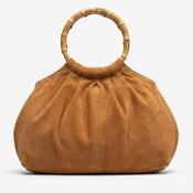 Unisa ZEMMA Suede Shoulder Bag Tan