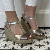 VIGUERA Wedge Espadrilles 2150-Metallic image