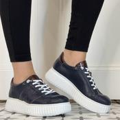 Wonders A-5201 Xfly Noche Navy Leather Trainers image