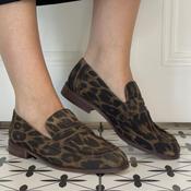 Wonders B-9803 Plustac Leopard Print Loafers image