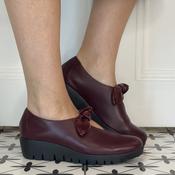Wonders C-33159 Fly 59 Slip-on Bow Wine Leather image