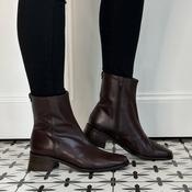 Wonders D-1601 Ayla 01 Ankle Boots Testa Brown Leather image