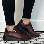 Wonders E-6780 Kyoto 80 Wine Wedge Trainers image