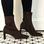 Wonders M-6302 Vita 02 Ankle Boots Testa Brown Suede image