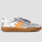 Another Trend Iconic A032 Silver Leather Trainers
