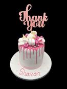 Pink/White Dripcake