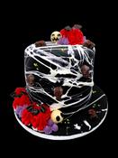 Halloween Scary Web Cake