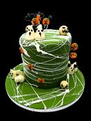 Halloween Scary Ghost Cake