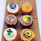 Scary Halloween Cupcakes (Box of 6) image