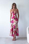 Amari Floral Print Midaxi Dress | Mixed Print image