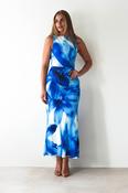 Ellarose Square Neck Maxi Dress | Blue Print image