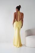 Maia Multi-Way Bodycon Maxi Dress | Yellow image