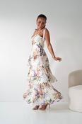 Lauren Floral Print Tiered Maxi Dress | Mixed Print