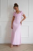Posie Flutter Sleeve Maxi Dress | Soft Pink image