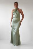 Kartia Halterneck Maxi Gown | Sage image