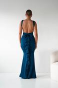 Samantha Bow Detail Maxi Dress | Teal image