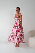 Indie Floral Print Maxi Dress | Pink Print