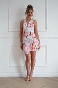 Amelia Cotton Floral Mini Dress | Mixed Print image