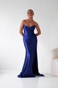 Ashley Strapless Bodycon Gown | Navy image