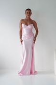 Ashley Strapless Bodycon Gown | Pink image