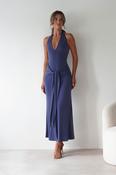 Blair Bodycon Maxi Dress | Blue image