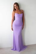 Caterina Strapless Maxi Dress | Lilac image