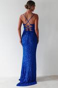 Clarisse Bodycon Sequin Gown | Royal Blue image