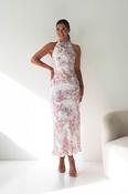 Elaina Halternack Floral Maxi Dress | Pink Print image