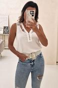 Hermie Lace Blouse | Ivory image