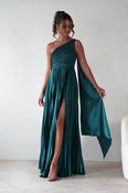 Jianna Peated Maxi Dress | Emerald Green