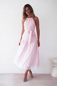 Khari Lace Trim Maxi Dress | Pink image