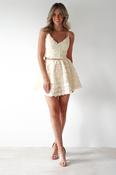 Lydia Floral-Appliqué Top &amp; Skirt Set | Butter image
