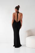 Maia Multi-Way Bodycon Maxi Dress | Black image