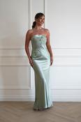 Majella Soft Stain Floral Appliqué Maxi Dress | Sage image