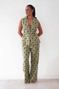 Mica Polka Dot Co-Ord Set | Olive image