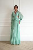 Middleton Pleated Maxi Dress | Mint image