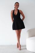 Pandora Structured Mini Dress | Black image